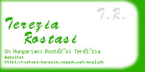 terezia rostasi business card